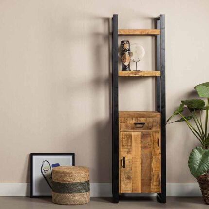 PRITI Narrow Bookcase