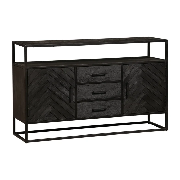 PRITI Dresser Sideboard 145 cm Black