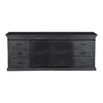 PRITI Dresser Sideboard 160 cm with Double Door Black
