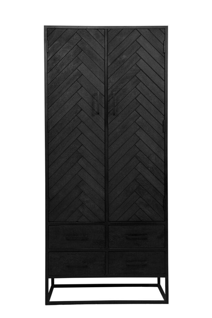 PRITI Cabinet 80 cm Black