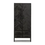 PRITI Cabinet 80 cm Black