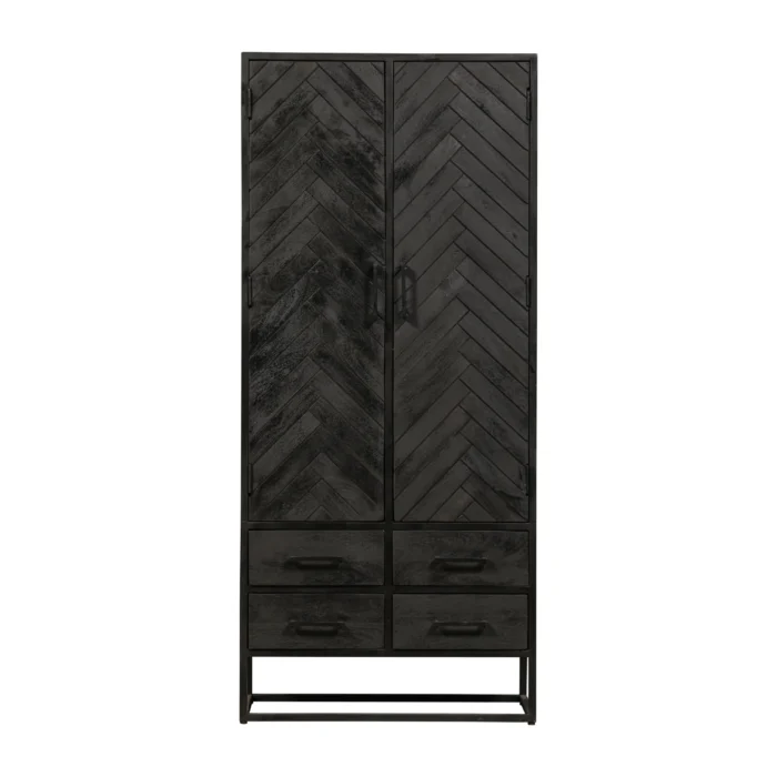 PRITI Cabinet 80 cm Black