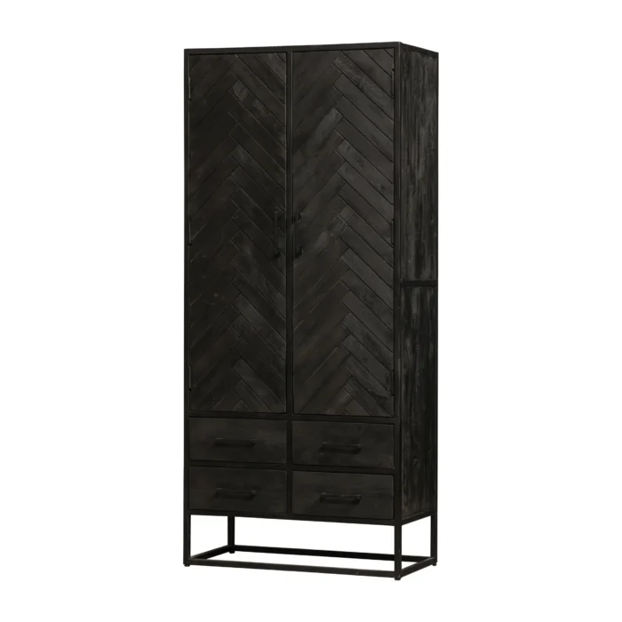 PRITI Cabinet 80 cm Black