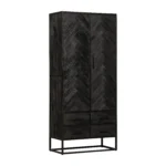 PRITI Cabinet 80 cm Black