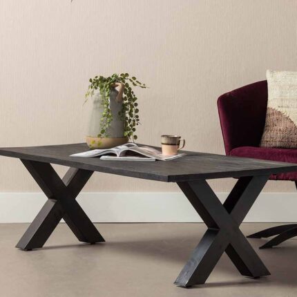 PRITI Coffee Table 130 cm Black