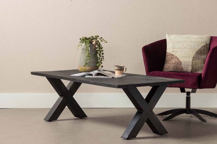 PRITI Coffee Table 130 cm Black