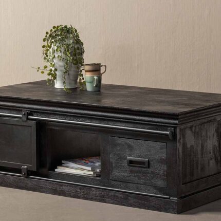 PRITI Coffee Table 120 cm Black