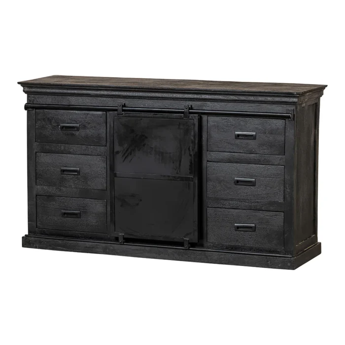 PRITI Dresser Sideboard 140 cm Black