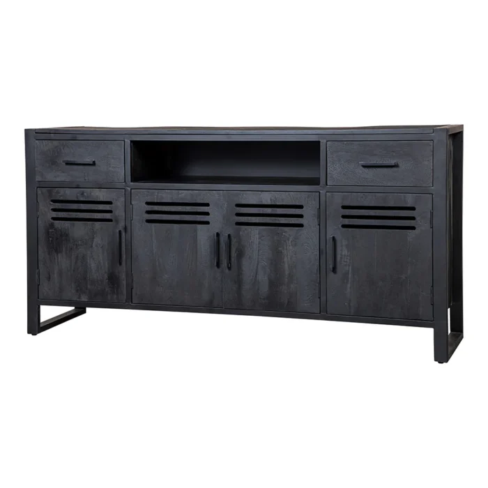 PRITI Dresser Sideboard 180 cm Black