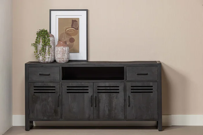 PRITI Dresser Sideboard 180 cm Black