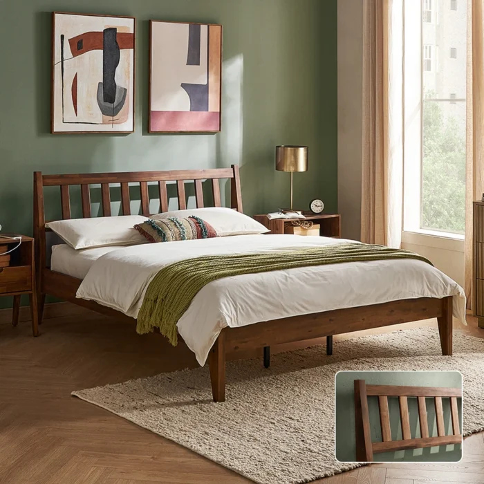 PRITI Bed Frame with Headboard