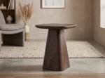 PRITI Side Table (Black Wood )