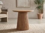 PRITI Side Table (Brown Wood)