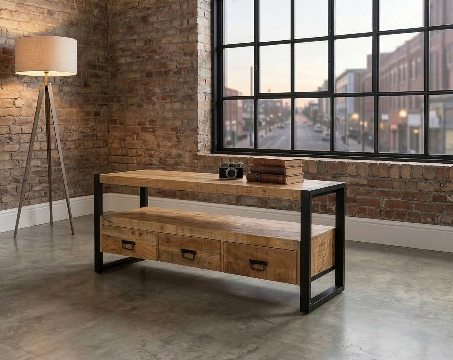 PRITI TV Cabinet 150 cm (Solid Wood) PRITI TV Cabinet 150 cm (Solid Wood)