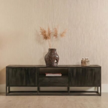 PRITI Wooden TV Cabinet 165 cm (Solid Wood)