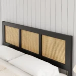 PRITI Rattan Bed Frame with Headboard