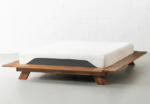 PRITI Solid Wood Platform Bed