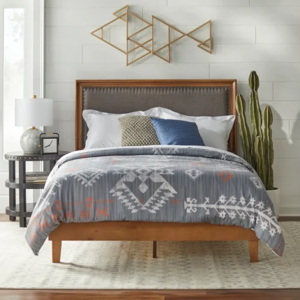 PRITI Upholstered Queen Platform Bed