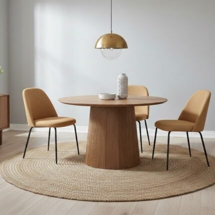 PRITI Round Dining Table (Mango Wood )
