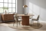 PRITI Round Solid Dining Table (Mango Wood)