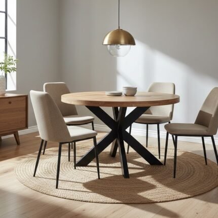 PRITI Wooden Dining Table (Mango Wood)