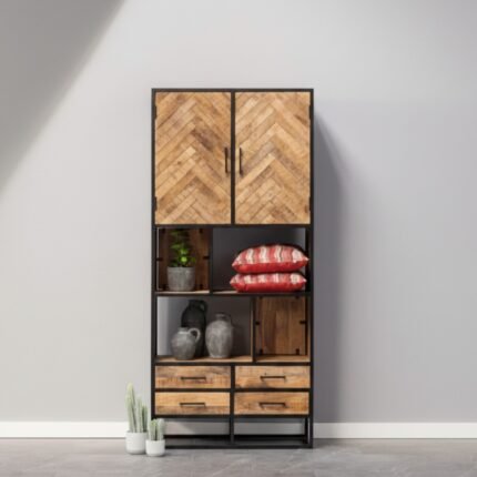 Wooden Shelving Unit 90 cm - PRITI