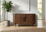 PRITI Handicraft Brown Wood Sideboard 140 cm
