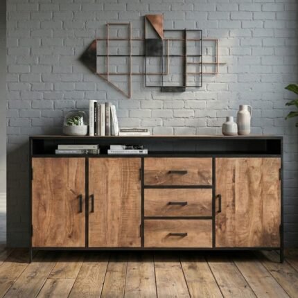 PRITI Mango Wood Sideboard 180 cm