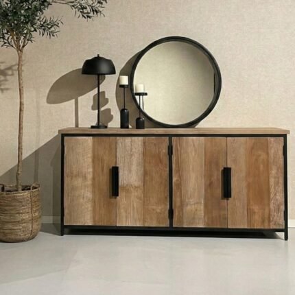 PRITI Mango Wood Sideboard 185cm