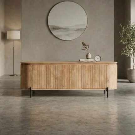 PRITI TV Cabinet Light Brown 175 cm