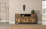 PRITI Wooden Dresser Sideboard 180 cm (Solid Mango wood )