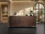 Wooden Sideboard Dark Brown 177 cm – PRITI