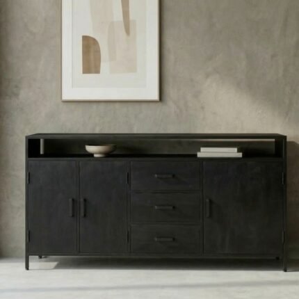 PRITI Wooden Sideboard 180 cm (Solid Wood )
