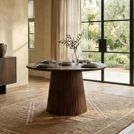 PRITI Natural Finish Coffee Table