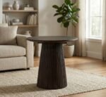 PRITI Side Table Brown 50 cm