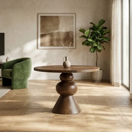 PRITI Wood Coffee Table