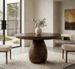 PRITI Wooden Handicraft Coffee Table (Solid Wood)