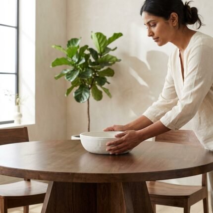 PRITI Round Verona Coffee Table