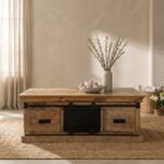 Solid Wood Coffee Table 120 cm – PRITI