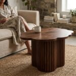 Wood Coffee Table in Dark Finish – PRITI