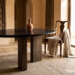 Wood With Black Marble Coffee Table - PRITI - Image 2