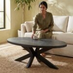 Wooden Coffee Table Black - PRITI