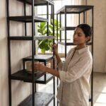 PRITI Shelving Unit 80 cm Black - Image 2