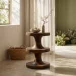 PRITI Wooden Footstool - Image 3