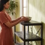 PRITI Wooden Bookcase 120 cm Black