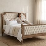 Carved Deep Button Bed - PRITI - Image 2