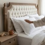 Carved Deep Button Bed – PRITI