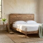 PRITI King Size Bed Frame (Solid Wood) - Image 2