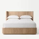 PRITI Solid Mango Wood Shelter Bed