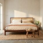 PRITI Solid Wood Bed - Image 2